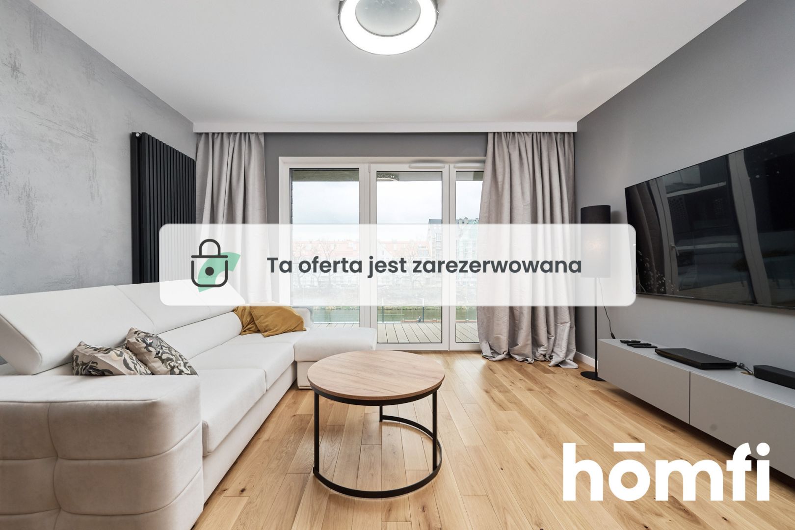 Klimatyzowany 3 pokojowy apartament z widokiem na Odrę i miejscem postojowym. - Mieszkanie - Wynajem - Wrocław, Kępa Mieszczańska