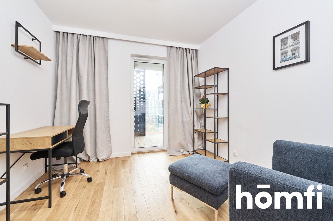 Klimatyzowany 3 pokojowy apartament z widokiem na Odrę i miejscem postojowym. - Mieszkanie - Wynajem - Wrocław, Kępa Mieszczańska