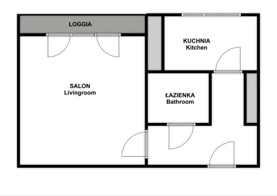 Przestronna kawalerka z balkonem | 39,3 m² | Tarnów, Kołłątaja - Mieszkanie - Wynajem - Tarnów, Grabówka