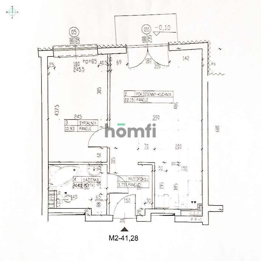 2-pokojowe mieszkanie z ogródkiem | 41,5 m2 | Włoska | Wola Duchacka | Kraków - Mieszkanie - Sprzedaż - Kraków, Podgórze / Wola Duchacka