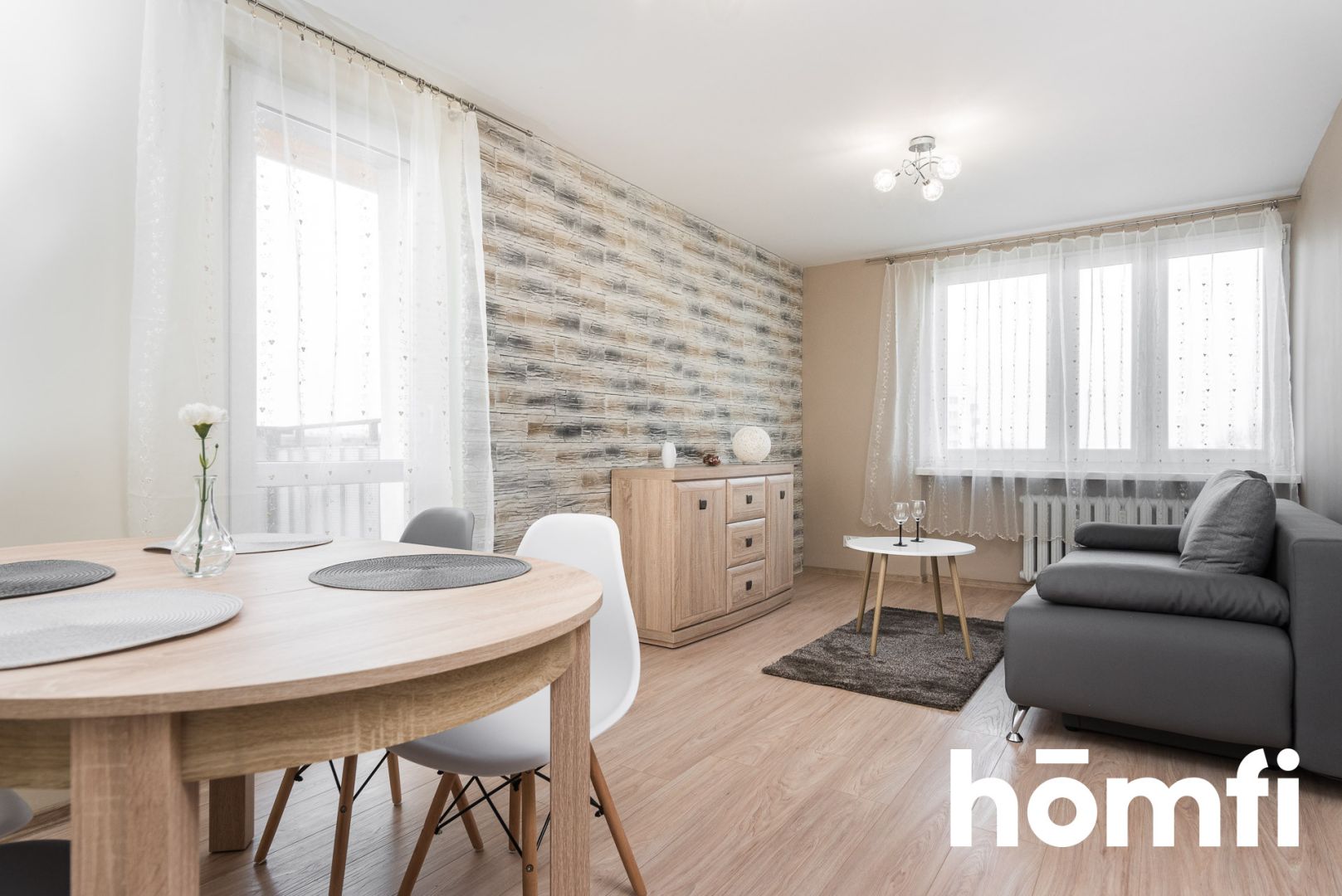 Three, separate rooms 57m2 at Słomiana street - Apartment - Rent - Kraków, Podgórze / Dębniki