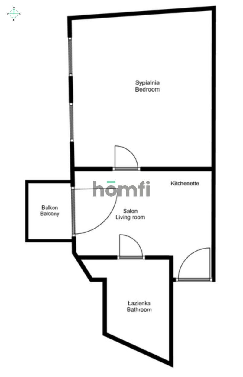 2 pok. przy Plantach wyremontowane, ul. Wenecja - Mieszkanie - Sprzedaż - Kraków, Śródmieście / Kazimierz