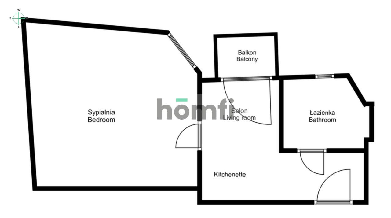 2-room investment apartment on Skałeczna Street, Kazimierz - Apartment - Sale - Kraków, Śródmieście / Kazimierz