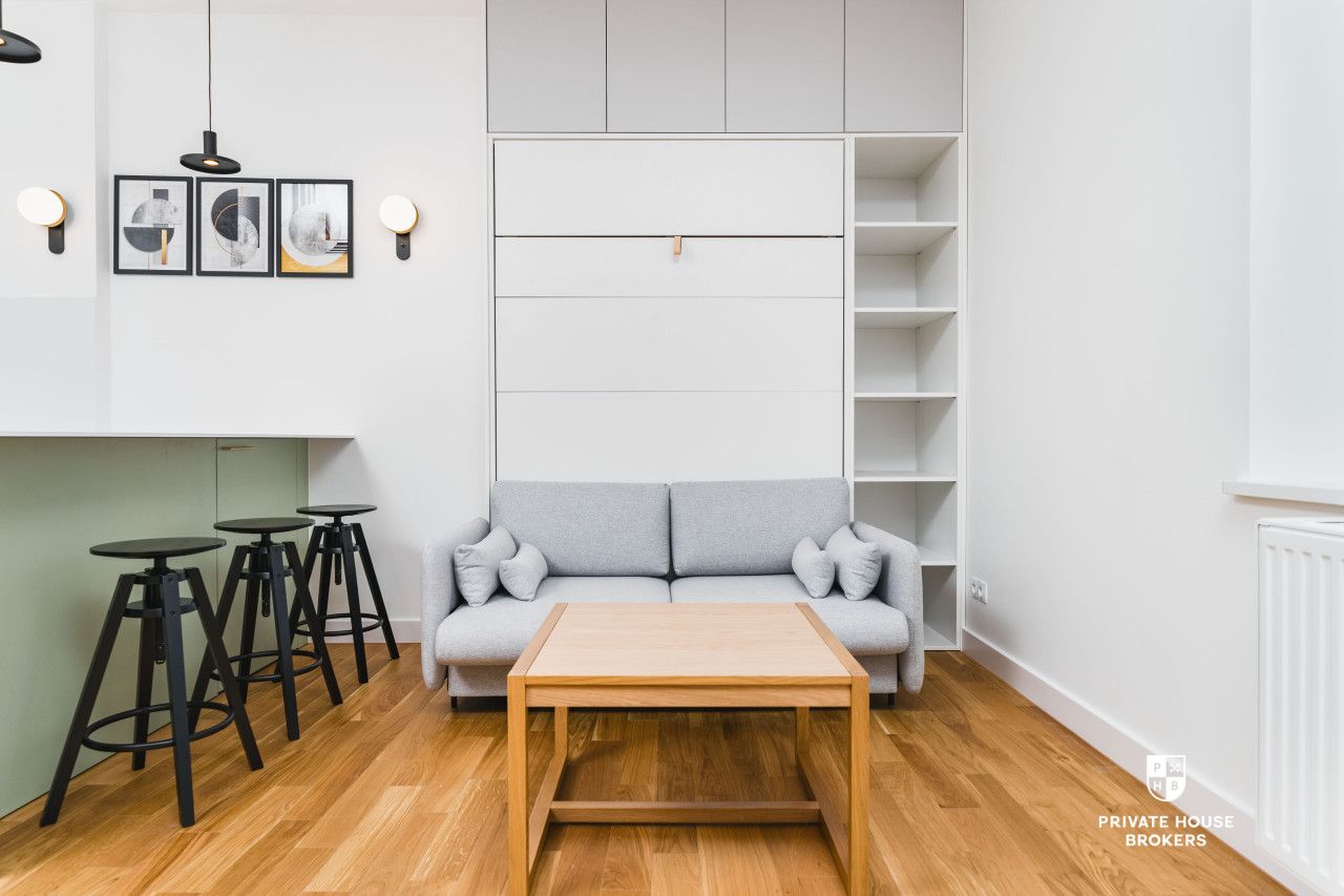 Stylish new  air-conditioned studio on the top floor – bright, atmospheric, functional! High Standard | Old Town - Квартира - Оренда - Kraków, Śródmieście / Stare Miasto