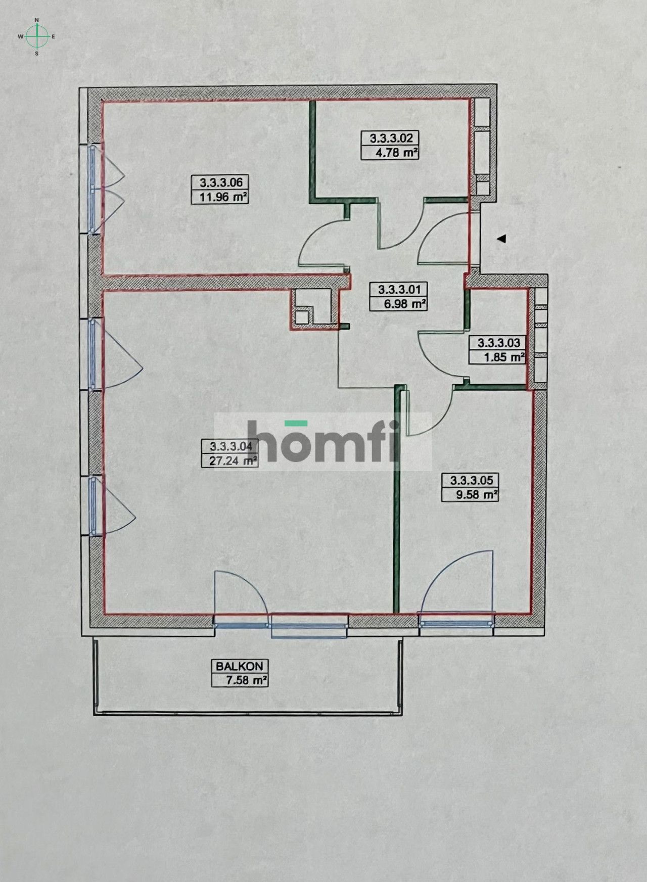 3-pokojowe mieszkanie 65m2 ul. Czartoryskiego - Mieszkanie - Wynajem - Wrocław, Psie Pole