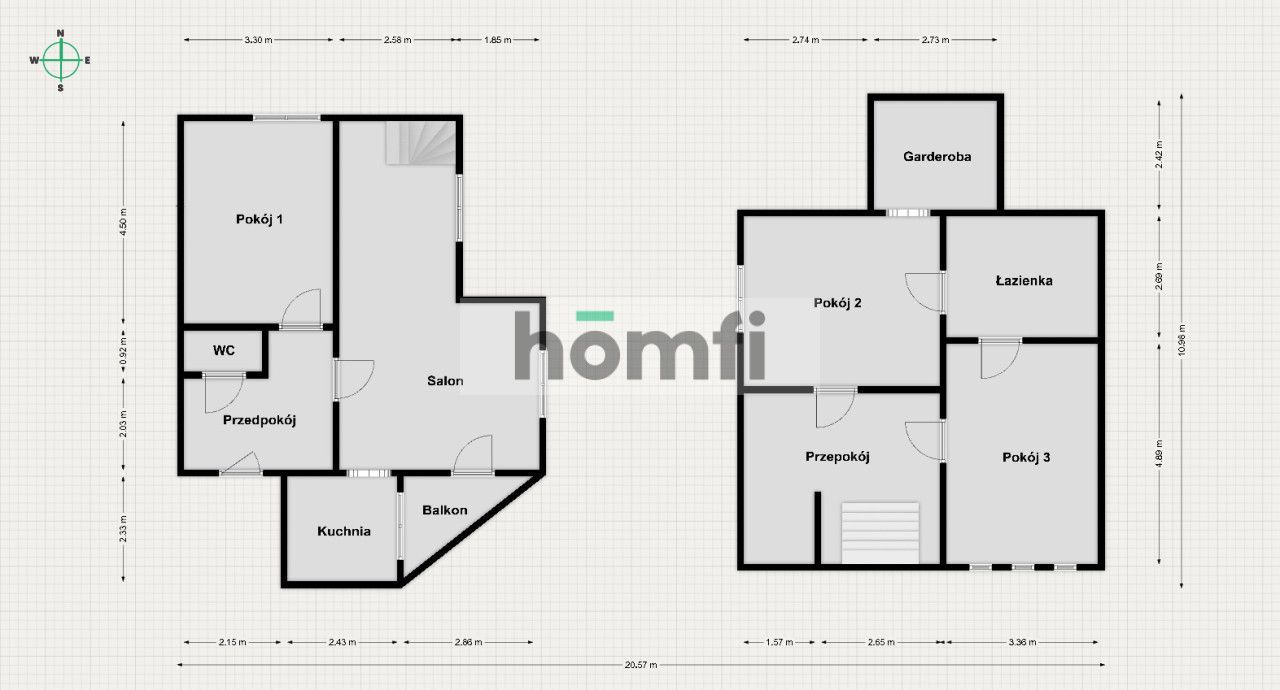 Large 2-level apartment in an ideal location - Квартира - Продаж - Toruń, Na Skarpie