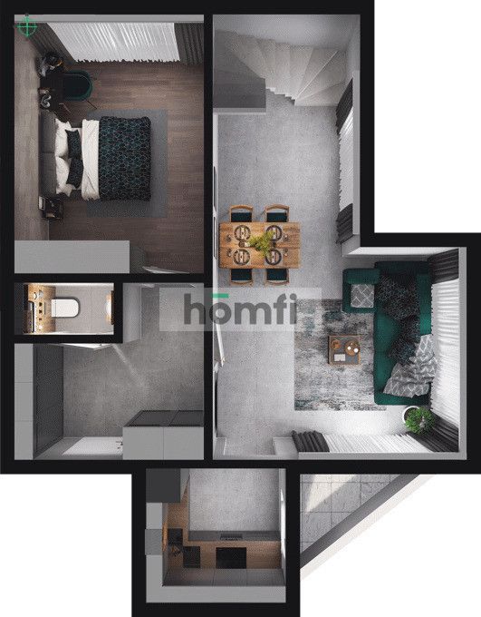 Large 2-level apartment in an ideal location - Квартира - Продаж - Toruń, Na Skarpie