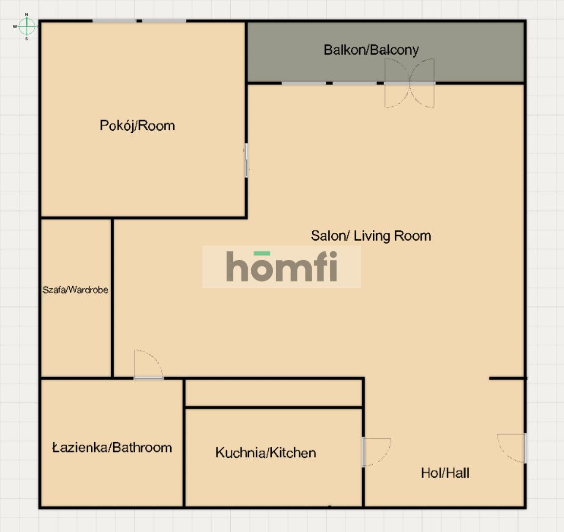 2 pokojowe, 41 m2 Powstańców Śląskich/Sky Tower - Mieszkanie - Sprzedaż - Wrocław, Krzyki