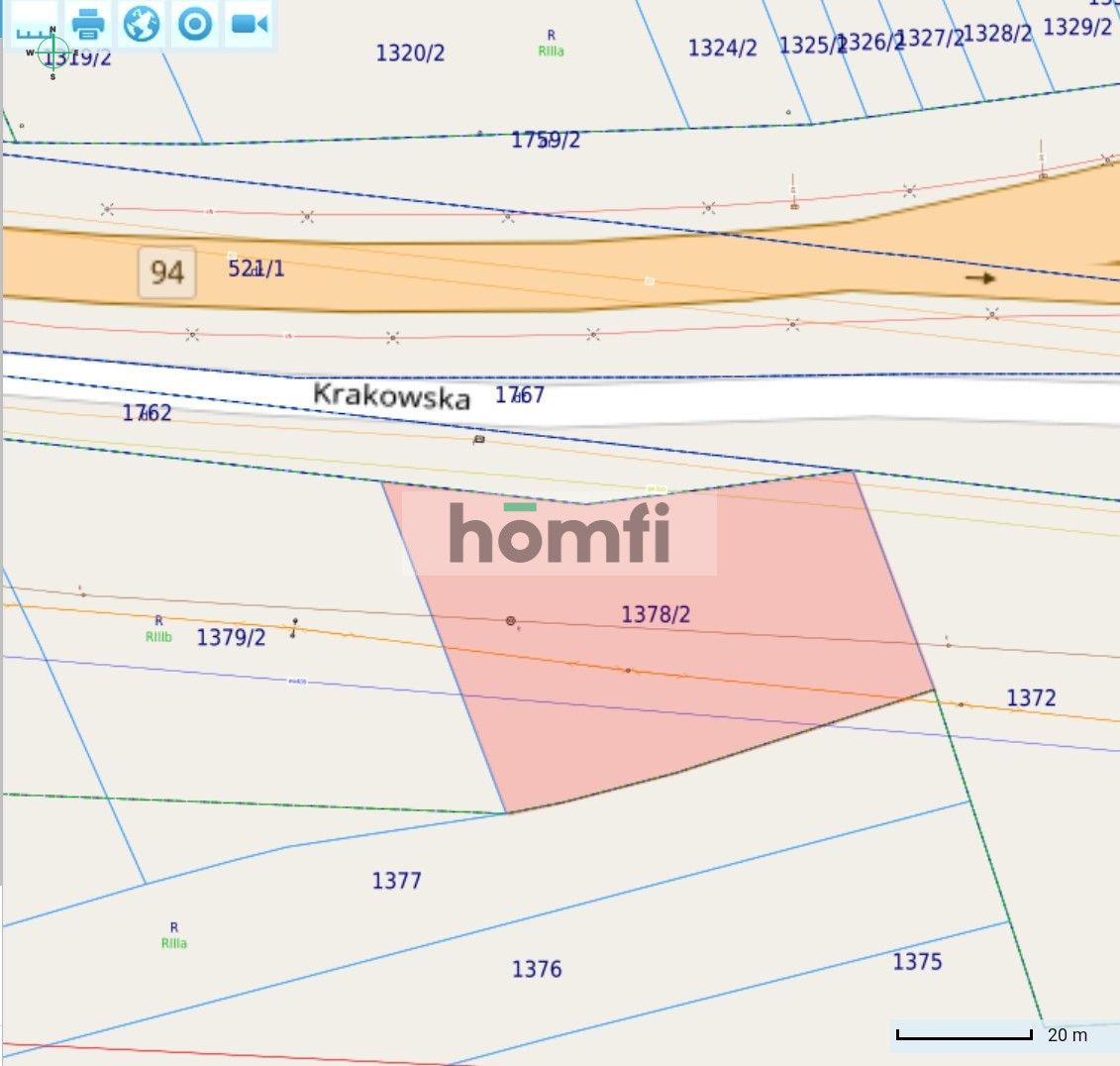Service plot at DK94 - Ділянка - Продаж - Tarnowski, Wojnicz