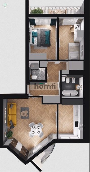 Spacious apartment in Mokotow Plaza II complex - ideal for families and investors - Apartment - Sale - Warszawa, Mokotów