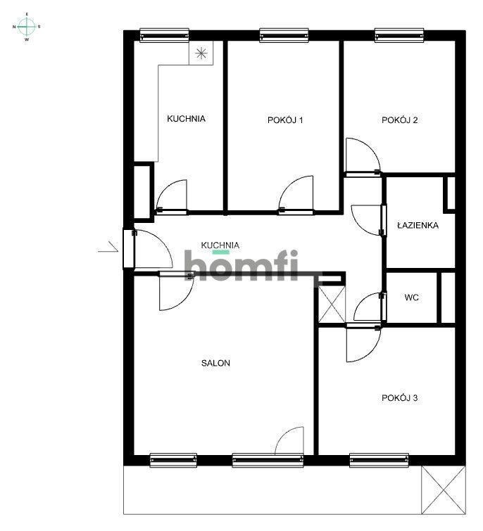 Mieszkanie 75m2 w Pruszkowie Blisko WKD - Mieszkanie - Sprzedaż - Pruszkowski, Pruszków