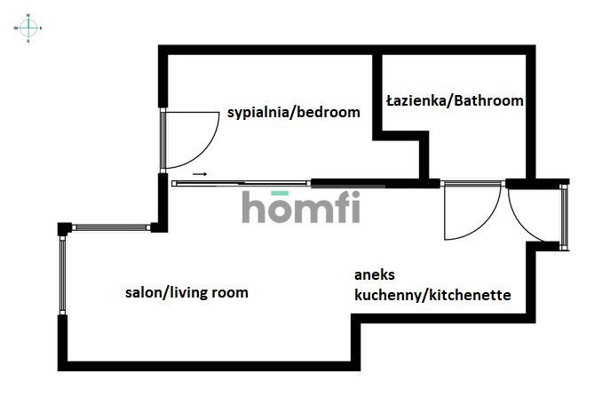 2-room apartment with garage in Letnica - Apartment - Rent - Gdańsk, Letnica