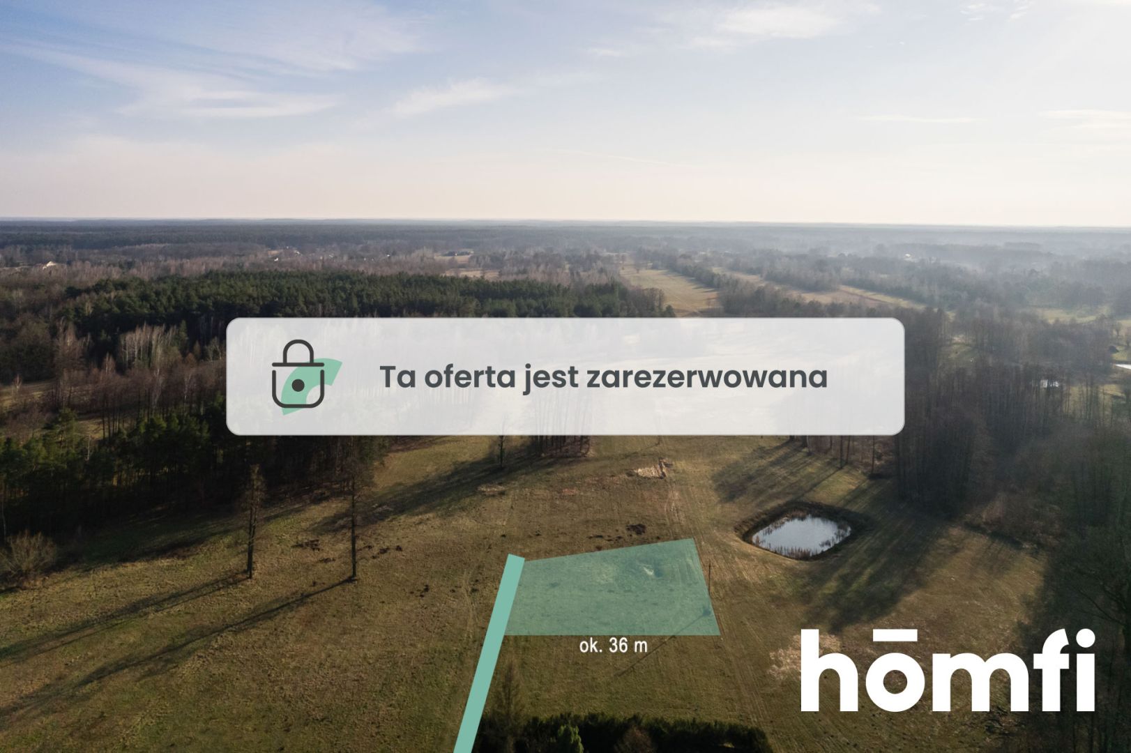 Kształtna działka pod dom w zielonej okolicy - Działka - Sprzedaż - Nowodworski, Leoncin / Stanisławów