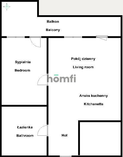 2-Room Apartment with a Large Balcony | Air Conditioning | Parking Space - Apartment - Rent - Kraków, Podgórze / Łagiewniki-Borek Fałęcki