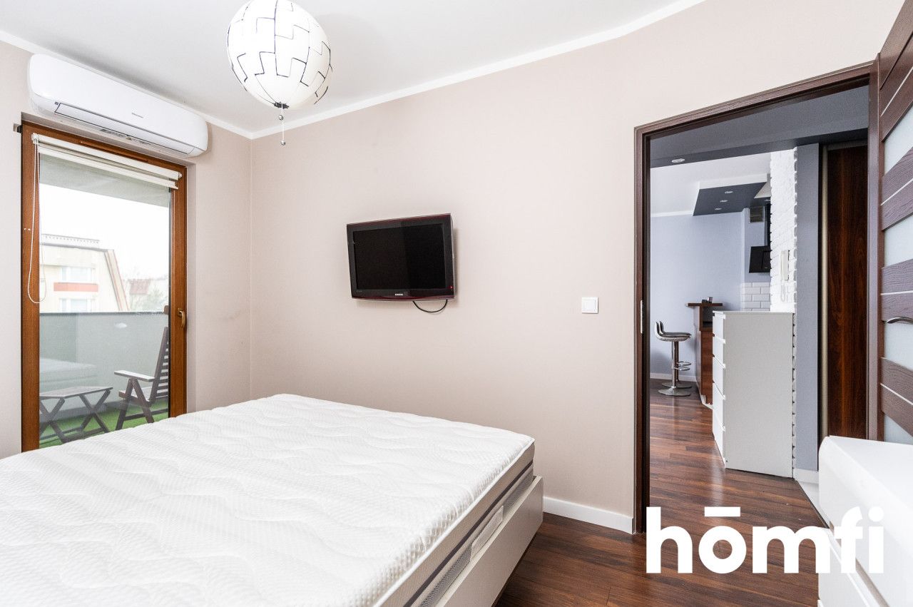 2-Room Apartment with a Large Balcony | Air Conditioning | Parking Space - Apartment - Rent - Kraków, Podgórze / Łagiewniki-Borek Fałęcki