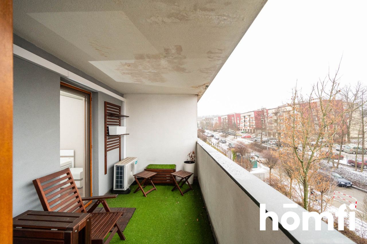 2-Room Apartment with a Large Balcony | Air Conditioning | Parking Space - Apartment - Rent - Kraków, Podgórze / Łagiewniki-Borek Fałęcki