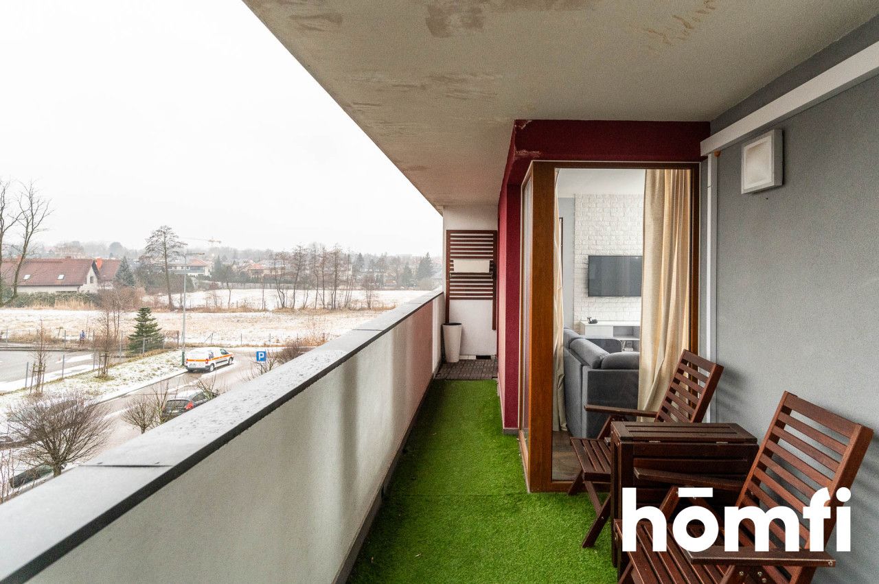 2-Room Apartment with a Large Balcony | Air Conditioning | Parking Space - Apartment - Rent - Kraków, Podgórze / Łagiewniki-Borek Fałęcki