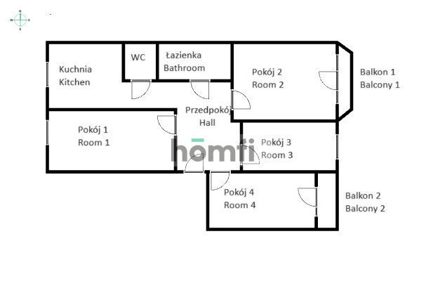 4-pokojowe rozkładowe mieszkanie przy ul. Dubois - Mieszkanie - Sprzedaż - Wrocław, Śródmieście