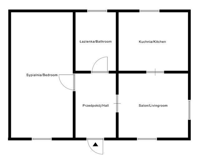 Piętro domu w spokojnej okolicy Siedlce/Chełm - Квартира - Оренда - Gdańsk, Siedlce