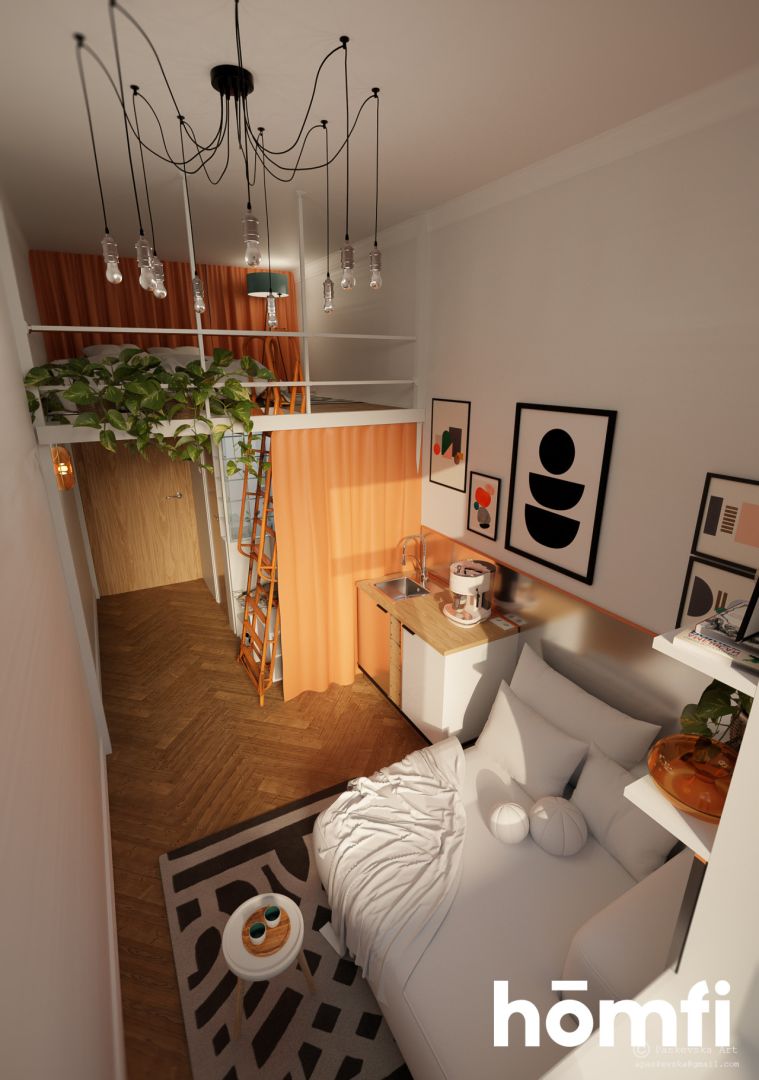 1-room investment apartment in a tenement house - Apartment - Sale - Łódź, Śródmieście