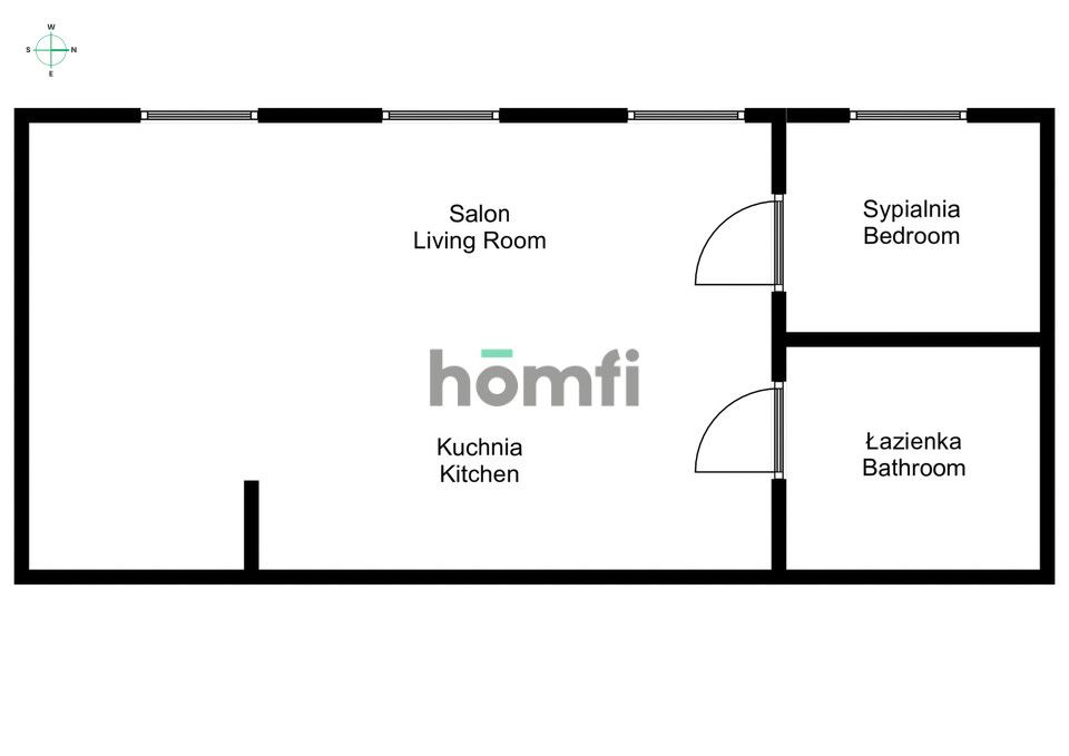 Na wynajem 2 pok. mieszkanie Poznań/Jeżyce - Mieszkanie - Wynajem - Poznań, Jeżyce