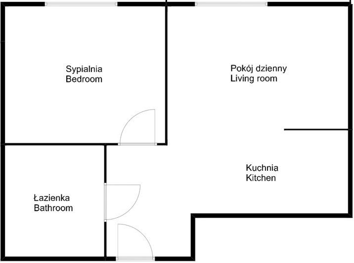 Kajdasza / Jagodno - 2 pokoje + ogródek + parking - Mieszkanie - Sprzedaż - Wrocław, Krzyki / Jagodno