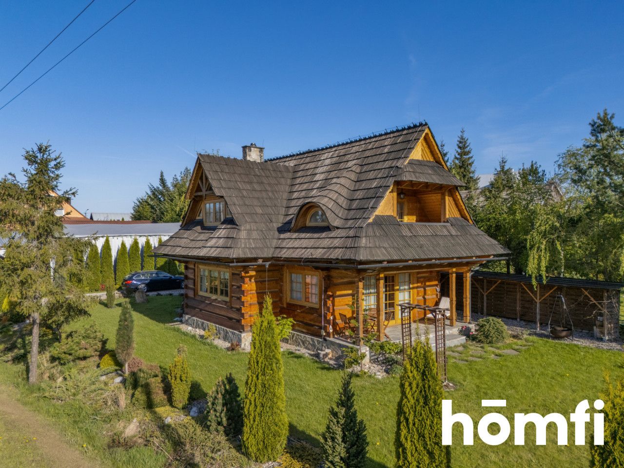 Dom z bali przy Jeziorze Czorsztyńskim - Dom - Sprzedaż - Nowotarski, Czorsztyn