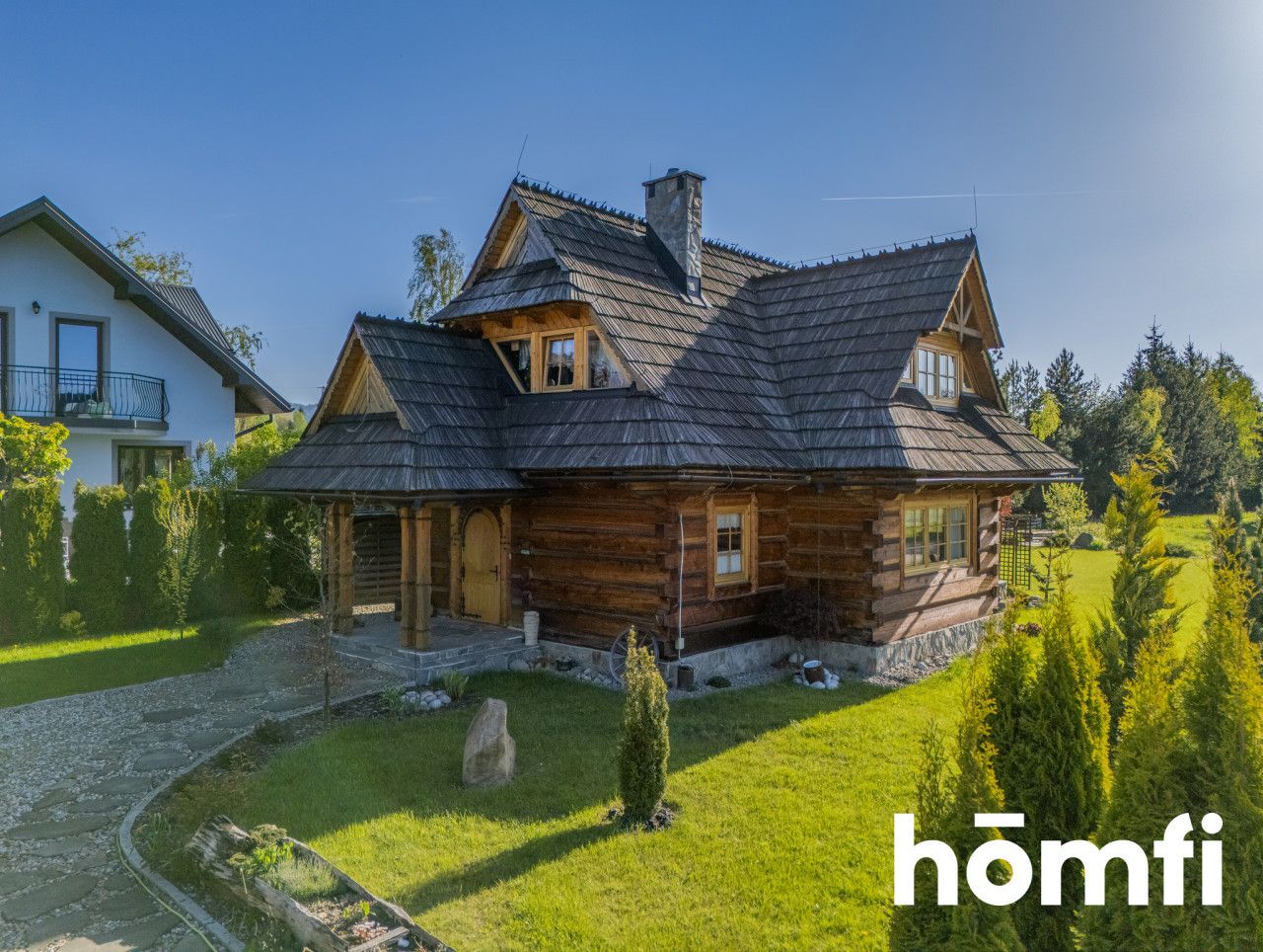 Dom z bali przy Jeziorze Czorsztyńskim - Dom - Sprzedaż - Nowotarski, Czorsztyn