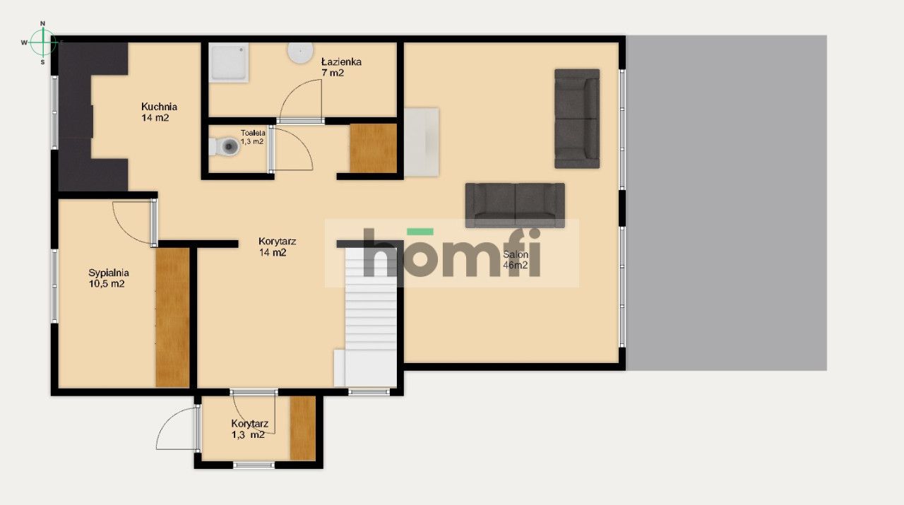 Funkcjonalny dom z dużym tarasem na Koziej Górze - Dom - Sprzedaż - Radom, Kozia Góra