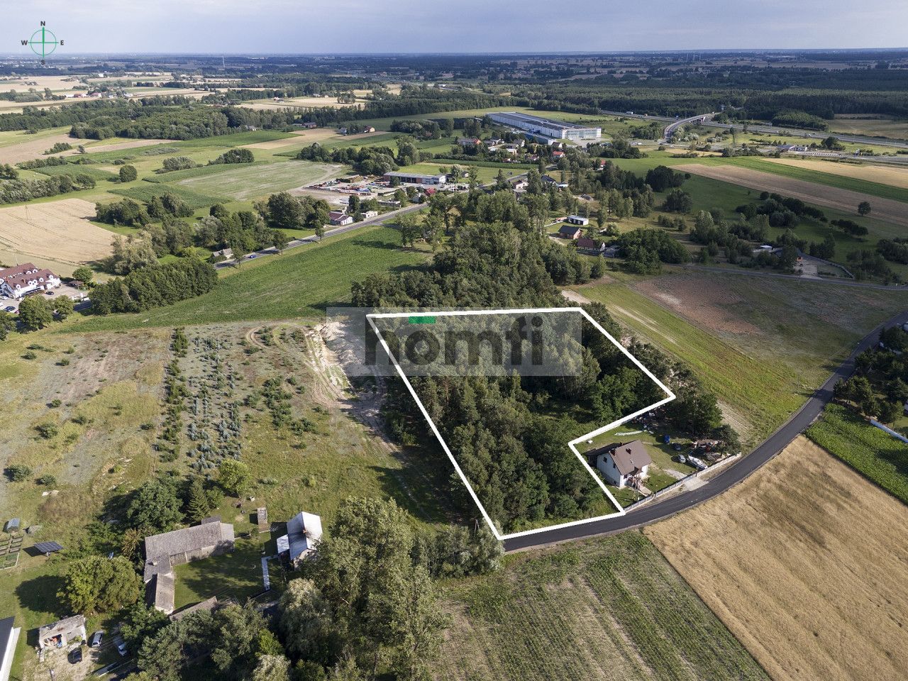 Plot with great potential for sale - DOMANIN/DĄBIE - Plot - Sale - Kolski, Dąbie / Domanin