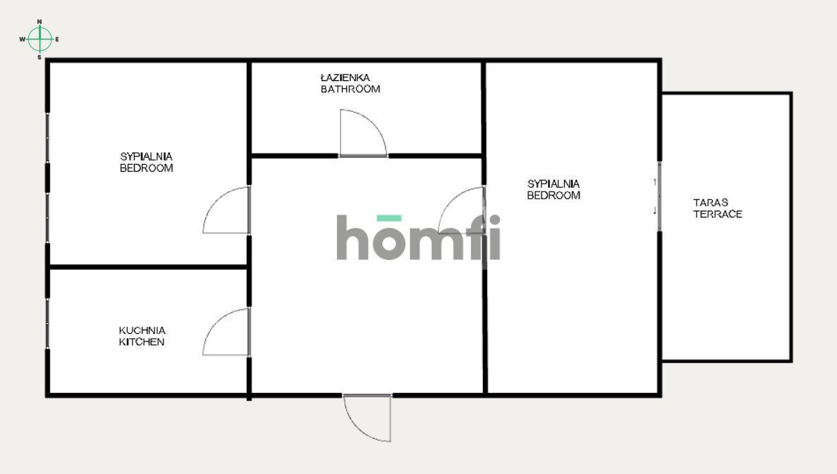 {2 ODDZIELNE POKOJE | TARAS | OSOBNA KUCHNIA} - Mieszkanie - Sprzedaż - Kraków, Krowodrza / Bronowice