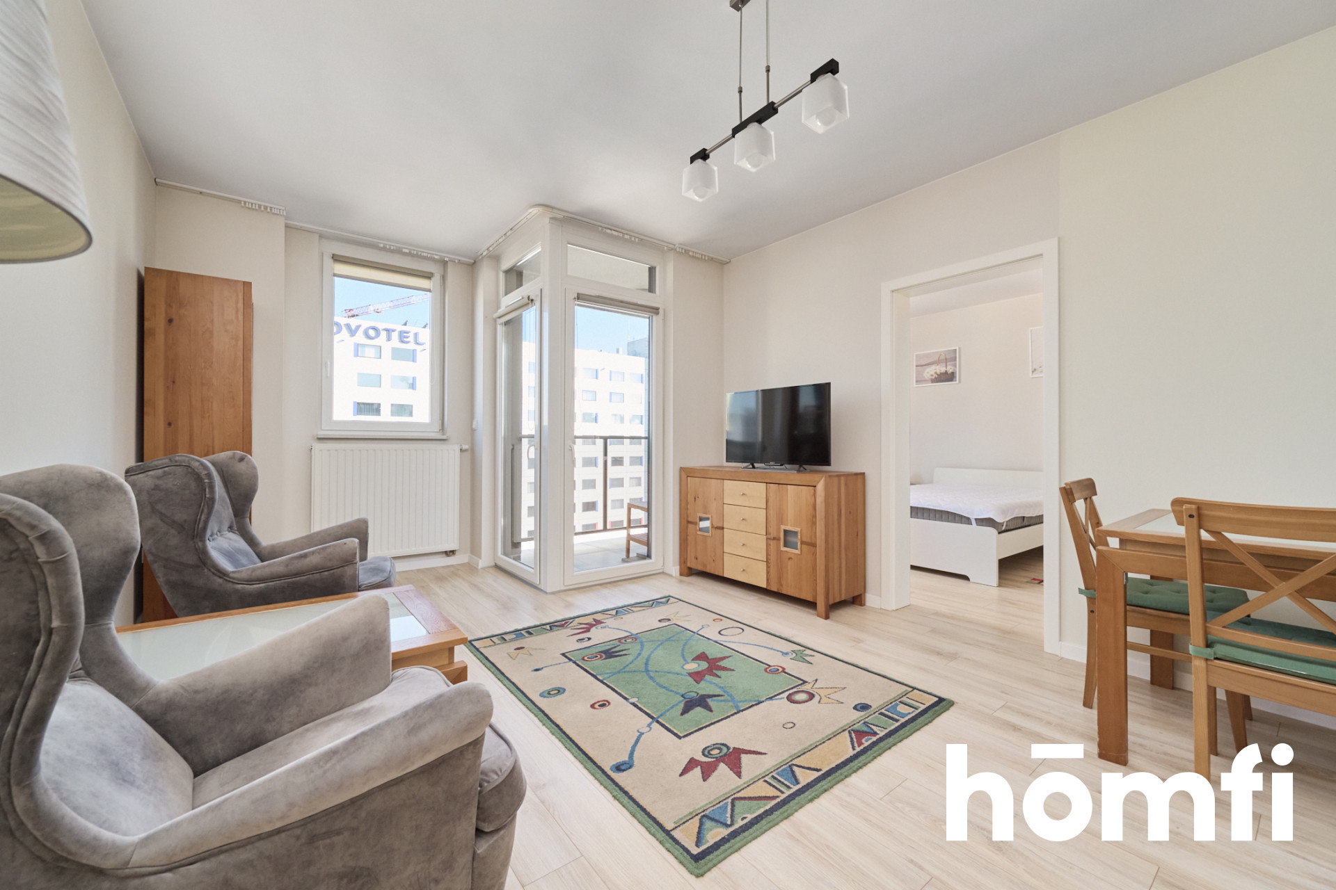 3-pokoje 9 piętro przy Sky Tower Gwiaździsta - Mieszkanie - Wynajem - Wrocław, Krzyki