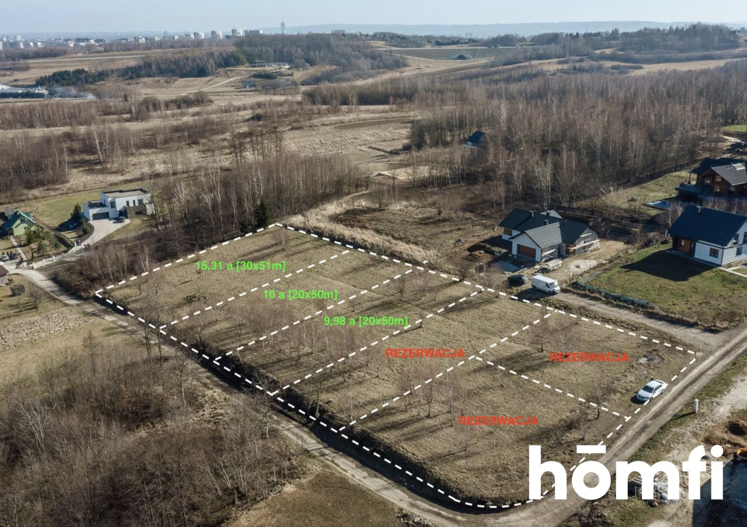 BEAUTIFUL PLOT WITH ISSUED DEVELOPMENT CONDITIONS, WITH AN AREA OF 10 AR LOCATED AT ZIELONE WZGÓRZE STREET IN RZESZÓW - Ділянка - Продаж - Rzeszów, Przybyszówka