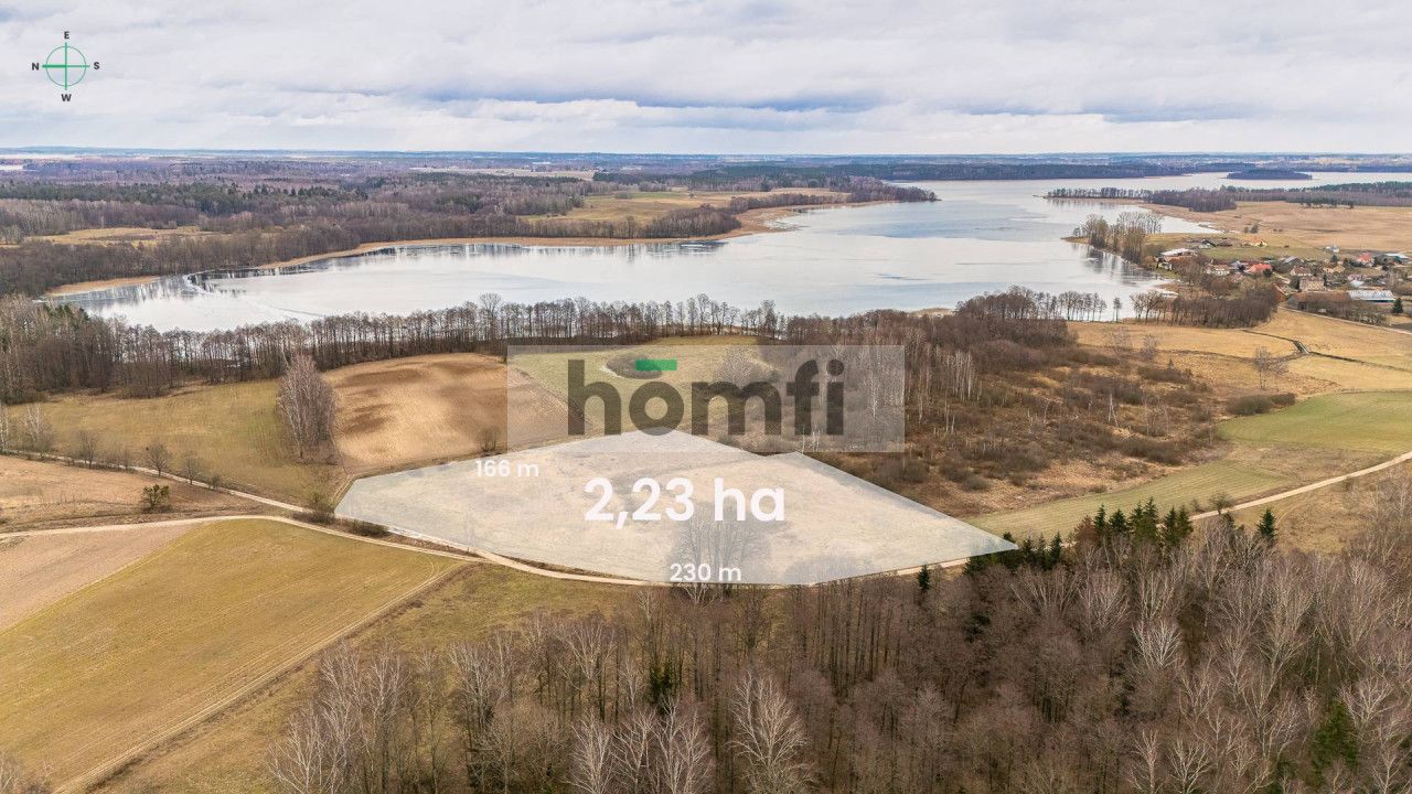 Atrakcyjna działka 2,23 ha na Mazurach - Działka - Sprzedaż - Giżycki, Ryn / Kronowo