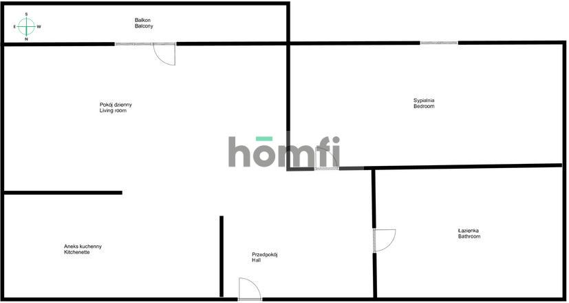 Ładne, rozkładowe mieszkanie w pełni wyposażone - Mieszkanie - Wynajem - Wrocław, Fabryczna / Nowy Dwór
