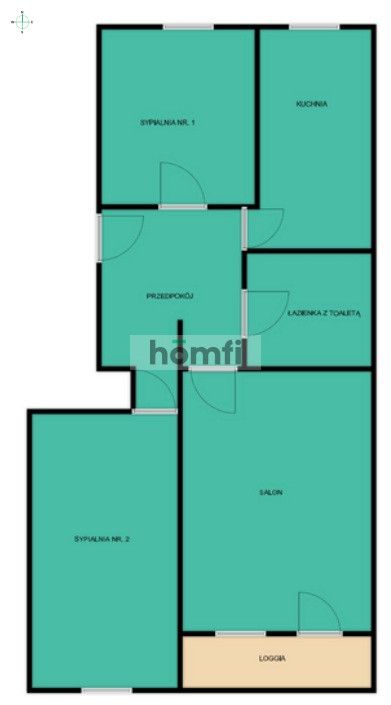 3 pokojowe mieszkanie 800 m. od centrum Rzeszowa na sprzedaż, Langiewicza - Mieszkanie - Sprzedaż - Rzeszów, Śródmieście