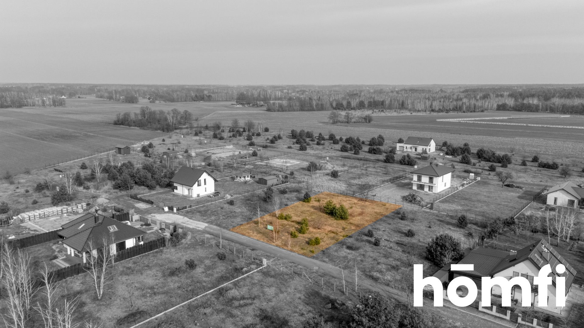 Picturesque building plot 1260m2 - Ділянка - Продаж - Pabianicki, Lutomiersk / Stanisławów Stary