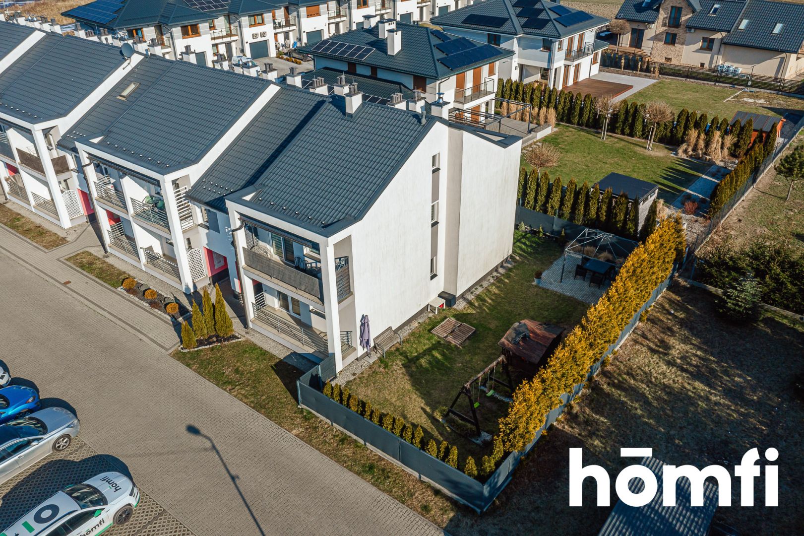 Corner garden 220m²|Gated estate|Low administrative fee - Apartment - Sale - Rzeszów, Drabinianka