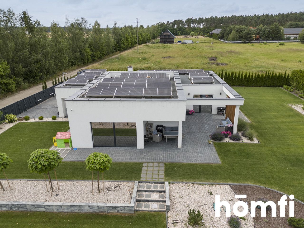 Modern house with large plot and renewable energy! - House - Sale - Wągrowiecki, Wągrowiec / Kobylec