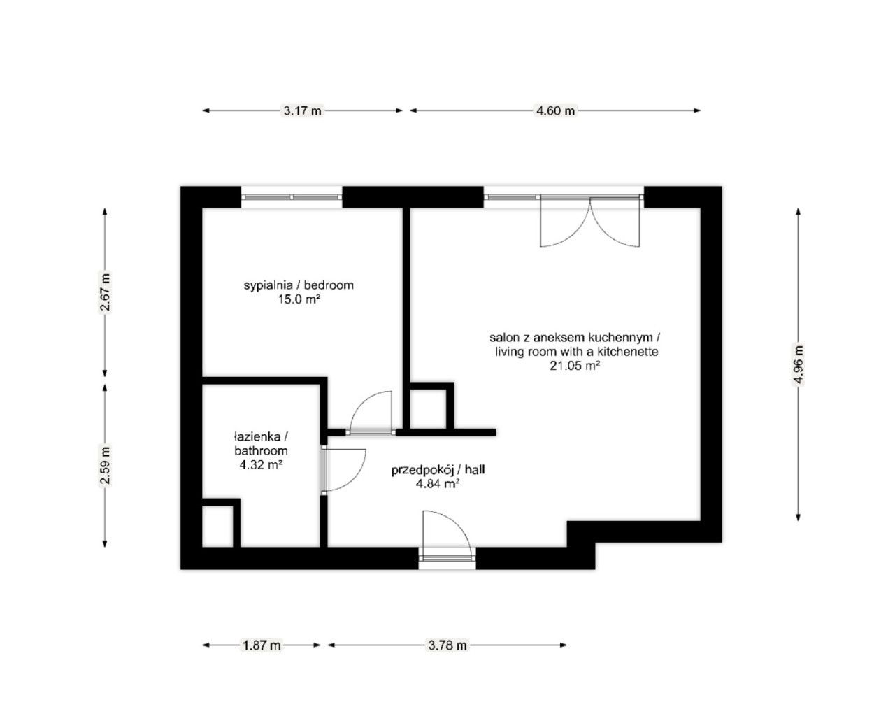 2-ROOM APARTMENT | 74m² GARDEN | FIRST RENTAL - Apartment - Rent - Wrocław, Psie Pole