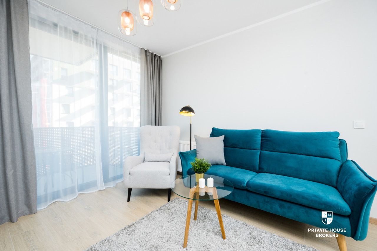 A spacious, two-room apartment at Wizjonerów Street - Apartment - Rent - Kraków, Krowodrza / Bronowice