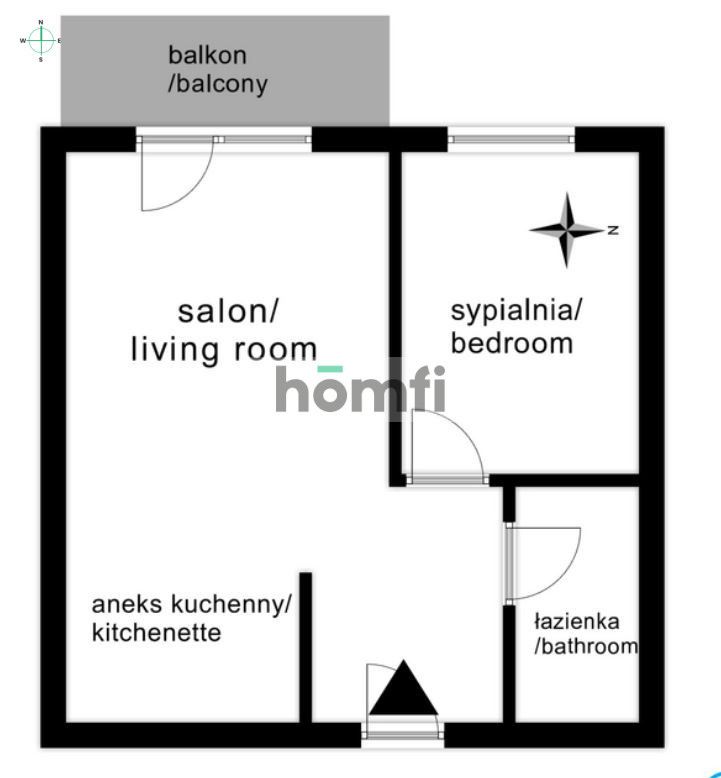 2-pok. w wysokim standardzie + balkon i parking - Mieszkanie - Wynajem - Gdańsk, Łostowice
