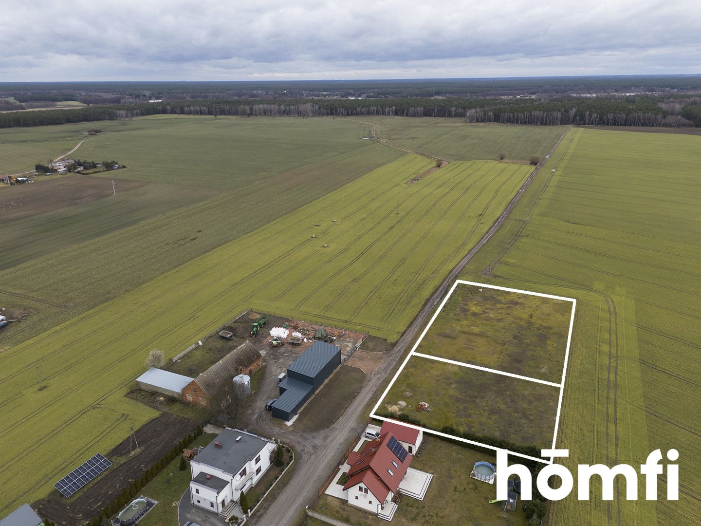 Beautiful plot of land by the forest in Brzeźno - Ділянка - Продаж - Poznański, Kostrzyn / Brzeźno