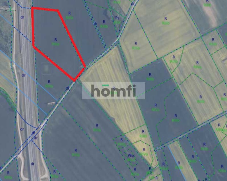 Investment plot right next to A1, Łęgowo - Ділянка - Продаж - Gdański, Pruszcz Gdański / Łęgowo