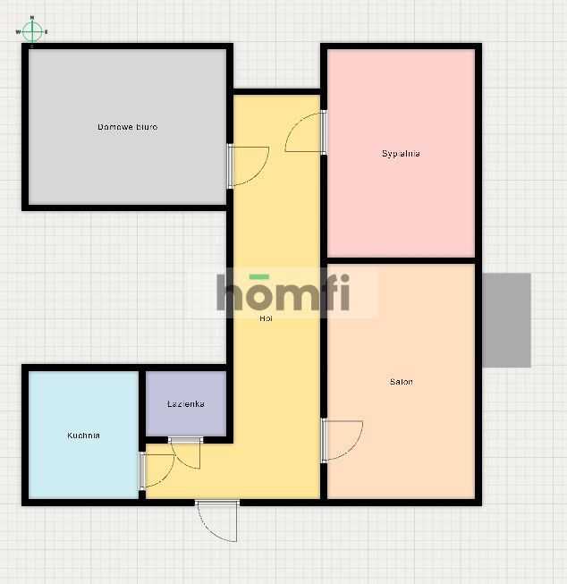 3 pokoje Góry Chełmskiej z balkonem - Mieszkanie - Wynajem - Gliwice, Wojska Polskiego