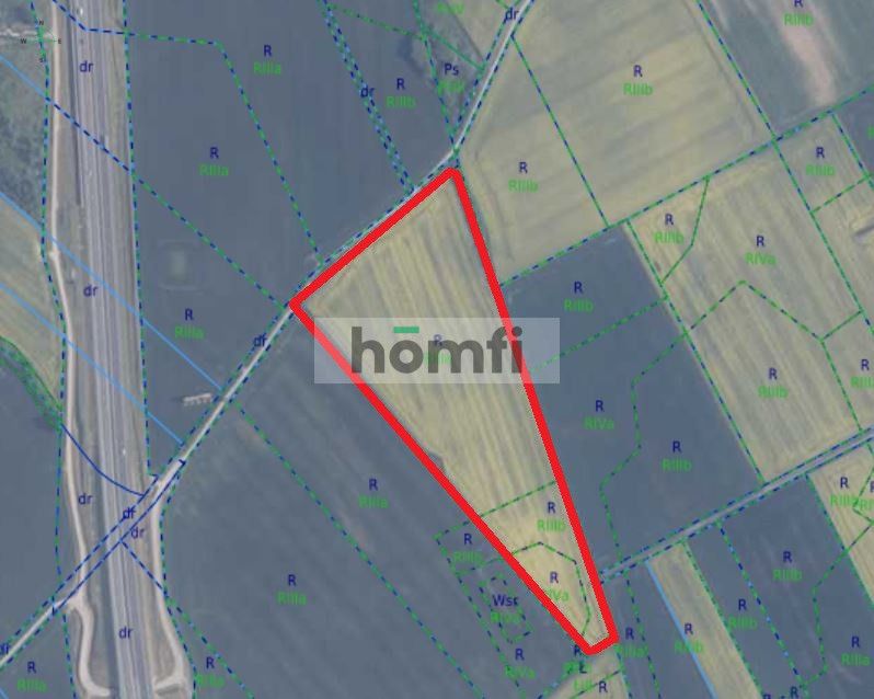 Investment plot in Łęgów, 5ha - Ділянка - Продаж - Gdański, Pruszcz Gdański / Łęgowo