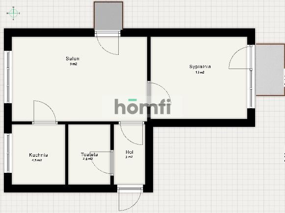 Two-room apartment for rent after renovation – KSM District - Квартира - Оренда - Kielce, Nowy Folwark
