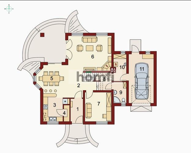 A large house for rent with four bedrooms, a garden and a garage in the very center of Bronowice - Дім - Оренда - Kraków, Krowodrza / Bronowice