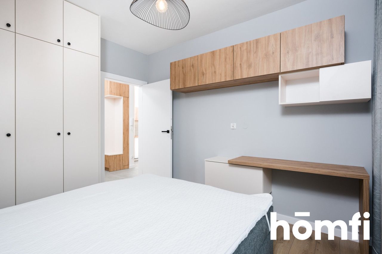 BRIGHT APARTMENT 2 ROOMS 41 M2 AIR CONDITIONING BALCONY WODNA STREET 34 - Apartment - Rent - Kraków, Podgórze / Płaszów