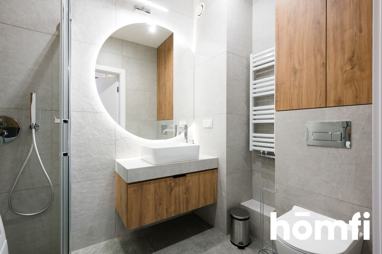 BRIGHT APARTMENT 2 ROOMS 41 M2 AIR CONDITIONING BALCONY WODNA STREET 34 - Apartment - Rent - Kraków, Podgórze / Płaszów